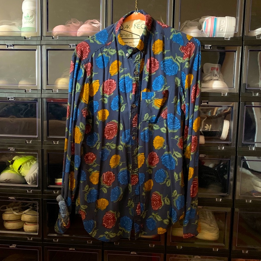 Long sleeve Floral Dress Shirt